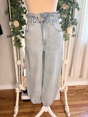 Express Light Wash Boyfriend Jeans
